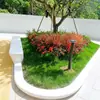 Assentos de lazer feitos sob medida para grandes shoppings, bancos para piscinas de árvores em paisagismo de jardins externos, bancos para piscinas de árvores em fibra de vidro