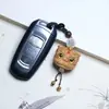 Souvenir de Navidad Talla en Madera de Ciprés Llavero Colgante Navideño Productos de Madera del Zodiaco de Dibujos Animados Dragón, Serpiente y Año del Caballo