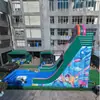 Resbaladilla Inflable Infantil Combinación de Resbaladillas para Exteriores Instalaciones de Diversión para Patio Familiar Material de PVC Ecológico