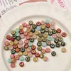 Acrílico 7*4mm Cuentas Planas de Luna y Estrella para Pulsera DIY Accesorios para Collares Cuentas de Dopamina Venta al por Mayor