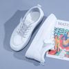 Sapatos Brancos para Mulheres 2025 Primavera Novos Sapatos Femininos Verão Estudantes Sapatilhas Versáteis Primavera e Outono Esportivos Populares Tênis Estilo Coreano