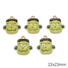 Série de Halloween Pingente Rosto de Fantasma Caveira Contas de Mão Pulseira DIY Feita à Mão Colar Acessórios de Joia Pacote de Material