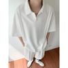 Traje de Polo de Manga Corta Pesado para Hombre de Verano Tallas Grandes Tallas Grandes Moderno para Hombres Gordos Conjunto de Dos Piezas de Camiseta Suelta y Pantalones Cortos