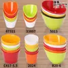 Tazón Oblicuo de Melamina A5 Colorido Tazón para Condimentos de Autoservicio para Hot Pot Espesado Cubeta para Verduras Vajilla de Imitación Porcelana Tazón para Lechuga Tazón para Ensalada