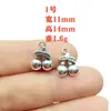 Comercio transfronterizo 2025 símbolo musical corona cereza colgante pulsera DIY pendientes collar colgante joyería al por mayor
