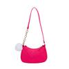 2024 Nova Bolsa Feminina de Feltro Moda Casual Elegante All-match Moda Bonita Bolsa de Ombro Elegante Bolsa Pequena de Axila