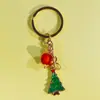 Chaveiro de Joias Acessórios Unissex com Pingente de Árvore de Natal de Modelagem Artificial DIY Moda Morango Cereja