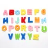 Venta caliente de 26 letras mayúsculas en inglés, pintura con sello de esponja, suministros de educación temprana para niños