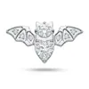 Accesorios para Joyería DIY al por Mayor Pendientes de Murciélago con Incrustaciones de Cobre y Circonita Perforaciones Labiales Perforaciones para Cejas Joyería para Piercings Cabezales de Repuesto
