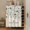 Gabinete de banheiro para lavatório, cortina de sombra de desenho animado simples, armário de armazenamento, sombra de artigos diversos, cortina feia, rack de armazenamento de cozinha, cortina contra poeira