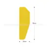 Raspador de Plástico Ferramenta de Aplicação de Película para Carro Removedor de Bolhas Raspador de Película para Telefone Raspador Pequeno Raspador Trapezoidal Amarelo