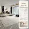 Alfombra Sala de Estar Minimalismo Italiano Lujo Ligero Sensación de Alta Gama Alquiler de Habitación Alfombra Impermeable Bajo Mantenimiento Lavable Limpiable con Paño Alfombra Grande