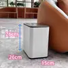 Basurero Doméstico 2025 Nuevo para Inodoro Baño con Tapa Dormitorio Sala de Estar Accesible Lujo Gama Alta Alto Valor Acero Inoxidable