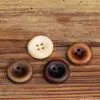 Botones Retro de Resina de Fruta Imitación para Abrigo Ropa de Abrigo Suéter Negro Negro Quemado Blanco Accesorios para Cárdigan Botones