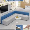 Lounge de Recepción Creativo para Clínicas Dentales e Instituciones de Formación, Mesa de Centro y Juego de Sofás para Sala de Espera