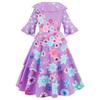 2022 Magic Full House infantil Isabella princesa vestido meninas Encanto vestido bolsa vestido flor