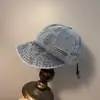 Gorra de Béisbol de Mezclilla Estilo Retro Japonés Etiqueta B para Mujer, Adelgazante, Todas las Temporadas, Moda Coreana Casual Versátil