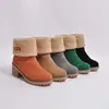 Comercio exterior deseo zapatos de mujer 2019 transfronterizo talla grande Invierno nuevas botas caña media transfronteriza dos formas de usar Europa y Estados Unidos cálido transfronterizo