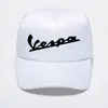 Serie de estampado de letras Vespa grupo de gorra de red de esponja estudiantes compran gorra de pico de pato impresión de LOGO personalizado moda hombres y mujeres