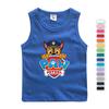 Chaleco para niño del equipo Wangwang, novedad de verano 2022, camiseta sin mangas para niño, ropa de bebé de media manga con bonitos dibujos animados, moda