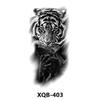 Atacado Adesivos de Tatuagem de Braço de Flor Colorida para Homens e Mulheres Personalizado Descartável Temporário Leão Tigre Animal Meio Braço Adesivos de Tatuagem