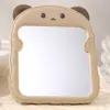 Espejo de Maquillaje Plegable para Colgar, Espejo de Tocador Cartoon de Gato de Alta Definición para Escritorio, Espejo de Plástico Conveniente para Estudiantes en Residencias, Venta al por Mayor