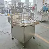 Fornecedor de Fábrica Máquina Semi-Automática de Classificação de Garrafas, Alimentador de Garrafas com Mesa Giratória, Equipamento de Esteira para Linha de Montagem, Máquina Semi-Automática com Mesa Giratória