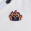 Novo Criativo Queimando Gato Raivoso Personalidade Roupas Bolsa Broche Alfinete Selo Liga de Zinco Gotejamento de Óleo Acessórios Peito