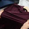 Camisa de seda de hielo de alta elasticidad sin dejar marcas para hombre, camisa informal de negocios de primavera, ropa profesional, camisa de color sólido sin planchado C7616