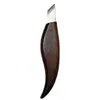 Juego de 10 piezas nogal cromo vanadio acero cuchillo de tallar corte cuchillo de madera raspado cuchillo de madera cuchillo cuchara traje de tallado para carpintería