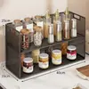 Estante Multicapa para Especias y Tazas de Encimera de Cocina, Organizador de Escritorio, Estante para Snacks de Mesa de Comedor, Portavasos para Sala de Estar
