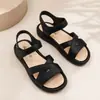 Novas Sandálias Femininas Moda Francesa Estilo Romano Sapatos de Trabalho Solado Grosso Confortáveis Resistentes ao Desgaste Antiderrapantes Impermeáveis Sandálias para Mãe