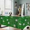 EUA, Canadá e México Copa do Mundo Futebol Preto e Branco DIY Adesivos Saia de Mesa Festa de Aniversário Decoração de Mesa Borla de Futebol Cortina de Mesa