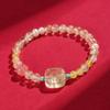 Pulsera Asai de Perla de Agua Dulce Amarilla para Mujer Fresca y Dulce Turquesa Zakyram Pulsera de Zorro de Nueve Colas Joyería al por Mayor