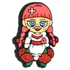 Cuentas para bolígrafo de PVC de Halloween, cuentas de calavera de dibujos animados, cuentas de hilo, cuentas centrales de fantasma lindas