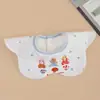 Distribuidor de Baberos Impermeables de Doble Cara de Algodón Puro Tamaño Bebé para Lactantes y Niños Pequeños, Baberos con Forma de Pétalo para Niñas y Niños