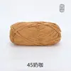 Xuefeier Algodão Penteado de Bebê 5 Fios Leite DIY Bola de Lã Grossa Material para Crochê Feito à Mão Bolsa Fio de Algodão