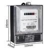 Versión en Inglés Medidor Eléctrico Digital Monofásico para Hogar 220V LCD Medidor Eléctrico Inteligente Pantalla de Conteo Medidor de Energía Exportación