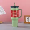 Copo de Gelo Amazon Transfronteiriço 40oz com Alça, Porta-Copos de Carro, Copo Térmico de Aço Inoxidável, Atacado de Comércio Exterior em Estoque