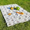 Fabricante Especializado en Tapetes de Picnic para Exteriores, Estilo Pintura al Óleo, Atmósfera Retro Americana, Estilo de Campamento, Tapetes Espesos para Salidas, Tapetes de Playa