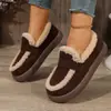 E-commerce Transfronteiriço Sapatos Birkenstock Sapatos de Pele Europeus e Americanos Roupas de Exterior Femininas Sapatos de Algodão para Neve 2026 Outono/Inverno Novos Sapatos de Algodão Retrô