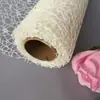 Tecido de malha xadrez, materiais para buquês criativos, papel de embrulho estilo coreano, malha para arte floral, suprimentos para floristas, materiais para floristas