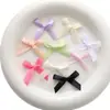 3 Lazos de Color Sólido Atados a Mano Lazos Pequeños de 1 cm Cinta de Poliéster Caja de Regalo Ropa DIY Accesorios para el Cabello