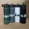 Nueva Botella de Agua Portátil para Exteriores de Aluminio de Gran Capacidad de Una Sola Capa, Estilo Moderno Minimalista, con Tapa Espacial, Botella de Agua Deportiva de Aluminio