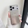 Adecuado para Funda de Teléfono iPhone 17 Pro Max, Cuero Liso Patrón Lichi Soporte con Ranura para Tarjetas, Cubierta Anti-Caída Apple 16 Transfronteriza 15