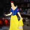 Escultura de Fibra de Vidro Branca de Neve e os Sete Anões Lâmpada de Paisagem Europeia Externa Lâmpada Escultura de Fibra de Vidro