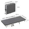 Disponível para Personalização de Cama Dobrável para Escritório, Cama de Solteiro, Cama de Companhia, Cama de Soneca, Cama de Acampamento, Cama com Placa Dura 70% de Desconto