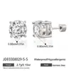 Pendientes Wanxing para mujer estilo europeo y americano, acero inoxidable chapado en oro de 18 quilates, circonita, pendientes de lujo ligero de alta gama, juego, venta al por mayor transfronteriza