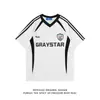 Camiseta de Manga Corta con Cuello en V y Rayas Bloque de Color Estilo Americano, Corte Holgado Deportivo, Camiseta Unisex Hip-Hop Streetwear, Moda Transfronteriza