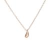 Collar con colgante de gota de agua, elegante, de lujo, estilo nicho, con cadena para clavícula, personalidad sencilla, transmisión en vivo.